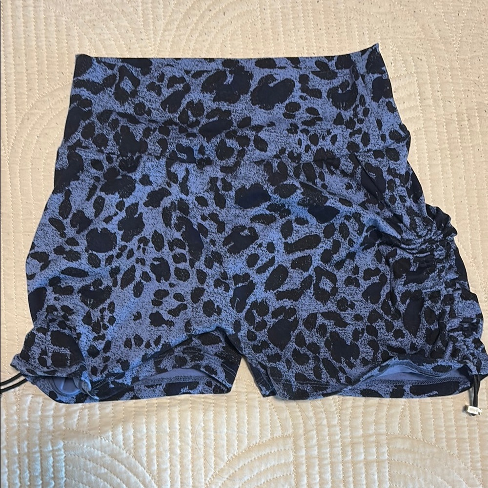 Bombshell Sportswear Toggle Leopard Print Shorts